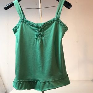 Crochet detail tank top